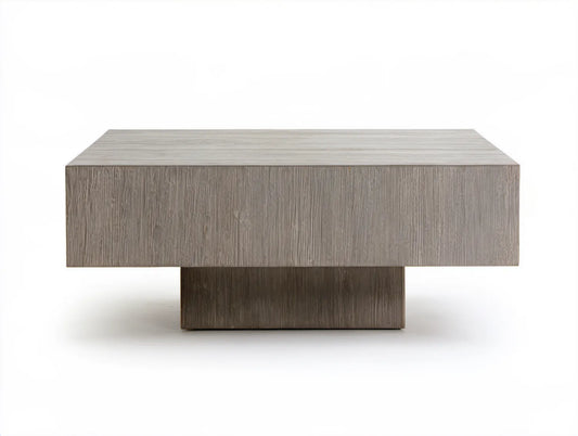 Prostokątny stolik kawowy z MDF 120 x 60 x 40 cm Szary/Brązowy